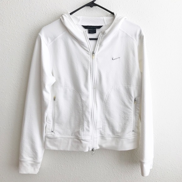 Nike Tops - Nike Sphere Textured Zip Up Hoodie
